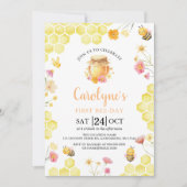 Invitation pour le premier anniversaire de Wildflo (Devant)