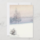 Invitation pour le premier anniversaire de Winter (Dos)