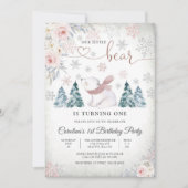 Invitation pour le premier anniversaire de Winter  (Devant)