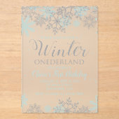 Invitation pour le premier anniversaire de Winter (Recto)