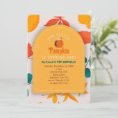 Invitation pour le premier anniversaire du bébé d' (Debout devant)