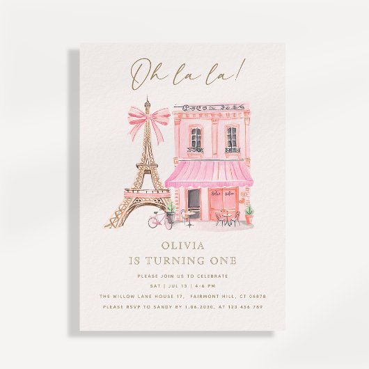 Invitation pour le premier anniversaire du Café Pa