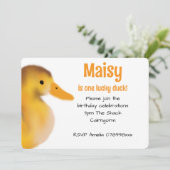 Invitation pour le premier anniversaire du canot (Debout devant)