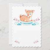 Invitation pour le premier anniversaire du Cerf de (Dos)