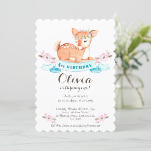Invitation pour le premier anniversaire du Cerf de