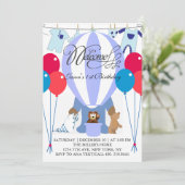 Invitation pour le premier anniversaire du monde d (Debout devant)