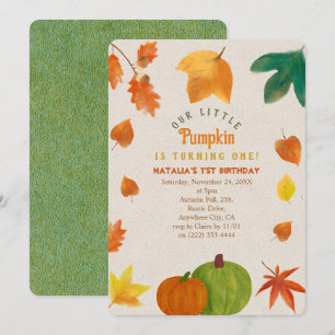 Invitation pour le premier anniversaire du petit C