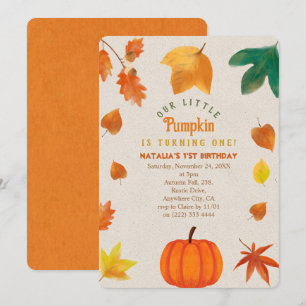 Invitation pour le premier anniversaire du petit C