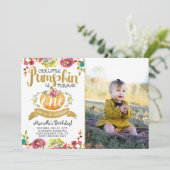 Invitation pour le premier anniversaire du petit C (Debout devant)