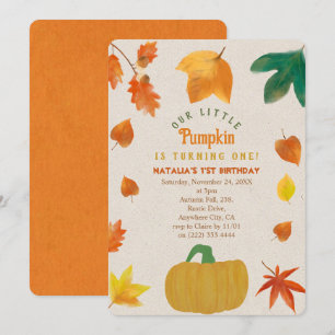 Invitation pour le premier anniversaire du petit C