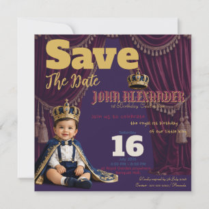 Invitation pour le premier anniversaire du petit r