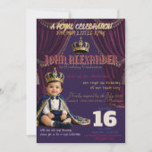 Invitation pour le premier anniversaire du petit r (Devant)