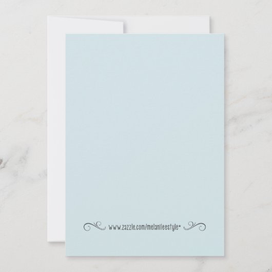 Invitation pour le premier anniversaire du petit s (Dos)