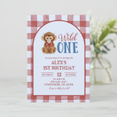 Invitation pour le premier anniversaire du taureau (Debout devant)