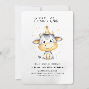 Invitation pour le premier anniversaire d'un anima