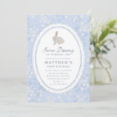 Invitation pour le premier anniversaire d'un bébé (Debout devant)