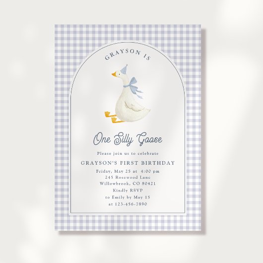 Invitation pour le premier anniversaire d'un garço