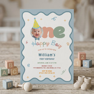 Invitation pour le premier anniversaire d'un garço