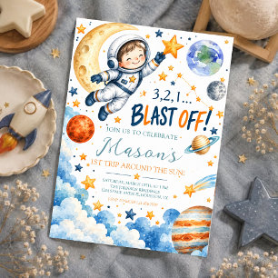 Invitation pour le premier anniversaire d'un garço
