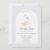 Invitation pour le premier anniversaire d'un garço (Devant)