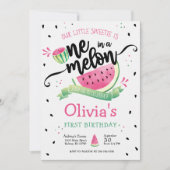 Invitation pour le premier anniversaire d'une fill (Devant)
