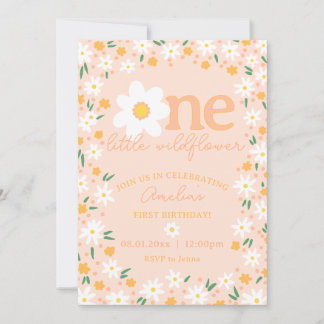 Invitation pour le premier anniversaire d'une peti