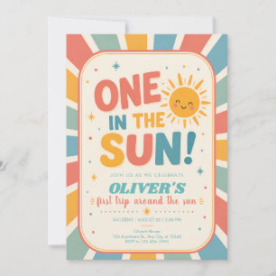 Invitation pour le premier anniversaire sous le so