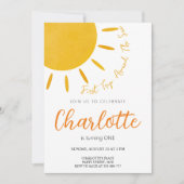 Invitation pour le Premier Tour autour du Soleil (Devant)