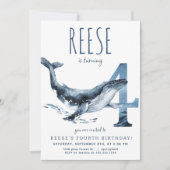 Invitation pour le quatrième anniversaire de balei (Devant)