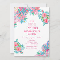 Invitation pour le quatrième anniversaire de la pl