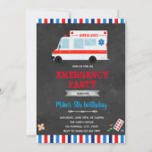 Invitation pour le transport d'urgence en ambulanc (Devant)