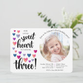 Invitation pour le troisième anniversaire de Littl (Debout devant)