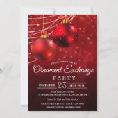 Invitation pour l'échange d'ornements de fêtes (Devant)
