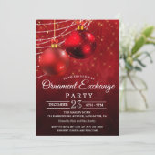 Invitation pour l'échange d'ornements de fêtes (Debout devant)