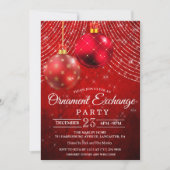 Invitation pour l'échange d'ornements de fêtes (Devant)