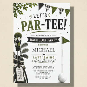 Invitation pour l'enterrement de vie de garçon de