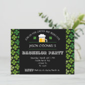 Invitation pour l'enterrement de vie de garçon de  (Debout devant)