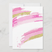 Invitation pour l'enterrement de vie de jeune fill (Dos)