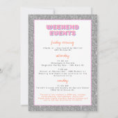 Invitation pour l'enterrement de vie de jeune fill (Dos)