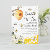 Invitation pour l'enterrement de vie de jeune fill (Debout devant)