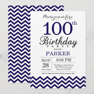 Invitation pour les 100 ans Anniversaire Chevron B
