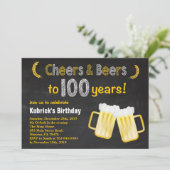 Invitation pour les 100 ans Cheers and Beers (Debout devant)