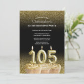 Invitation pour les 105 ans de son anniversaire no (Debout devant)