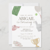 Invitation pour les 10 ans de fête d'anniversaire  (Devant)