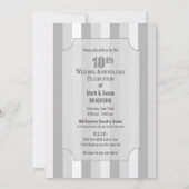 Invitation pour les 10 ans de mariage, gâteau à 3 (Dos)