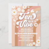Invitation pour les 10 ans de Retro Daisy (Devant)