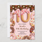 Invitation pour les 10 ans des filles (Devant)