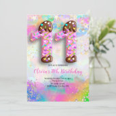 Invitation pour les 11 ans des filles (Debout devant)