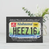 Invitation pour les 16 ans d'un garçon Licence Ala (Debout devant)