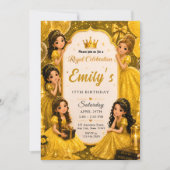 Invitation pour les 17 ans de la Princesse Royale (Devant)
